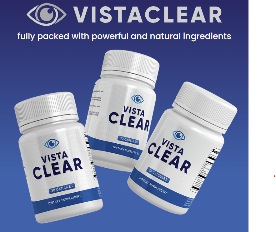 VistaClear 3 bottles displayed